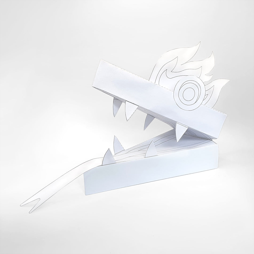 Printable Dragon Puppet - Design Your Own